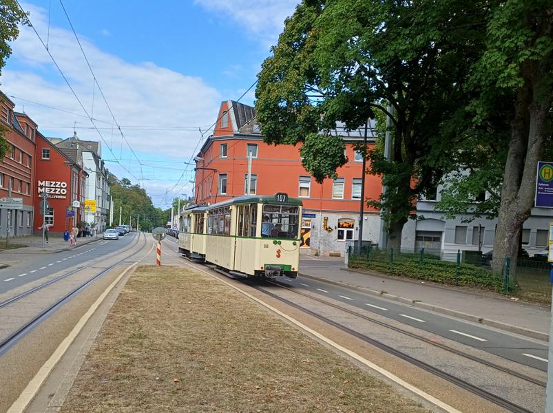 Mit der Oldtimerstraßenbahn durch Essen